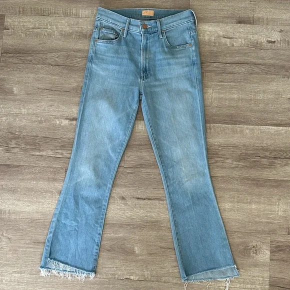 MOTHER The Insider Crop Step Fry Hold My Hand Size 26 - Picture 3 of 12